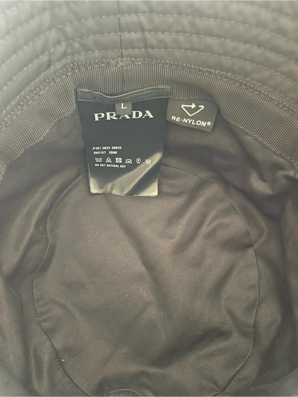 Prada Black Re-Nylon Bucket Hat